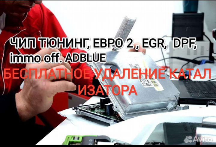 Чип тюнинг,евро2,удаление катализатора, immooff