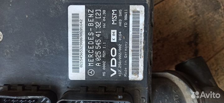 Блок управления двигателем/ эбу/дмрв мерседес w168