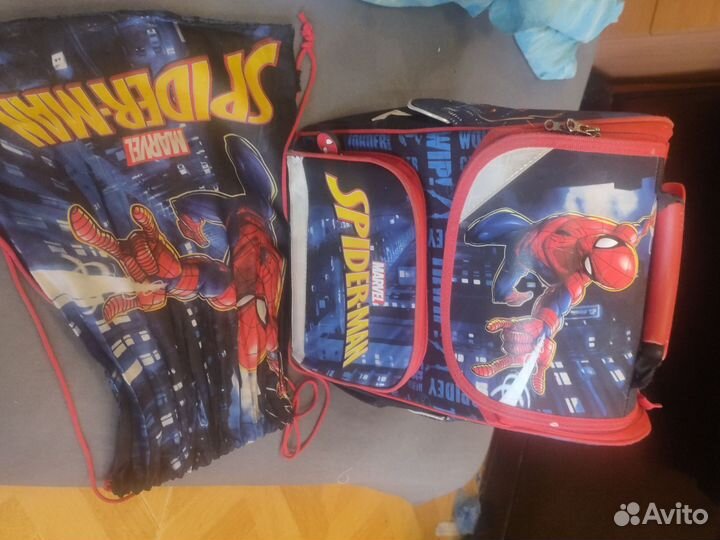 Рюкзак школьный для мальчика с мешком для сменки