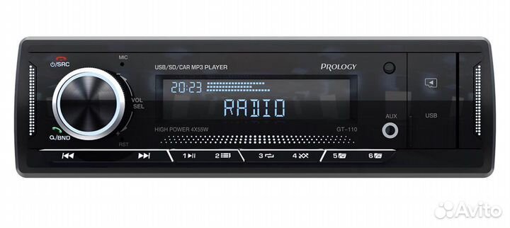 Магнитола 1din Prology GT-110 Bluetooth