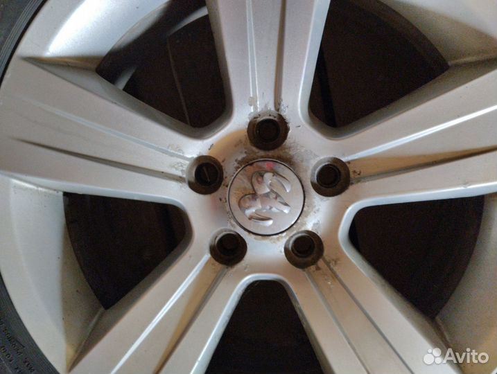 Литые диски r17 на Dodge Caliber