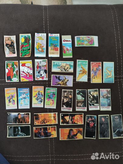 Наклейки от жвачек 90-х