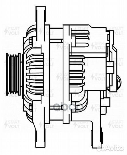 Генератор для а/м Mazda 323 (01) /626 (97) 1