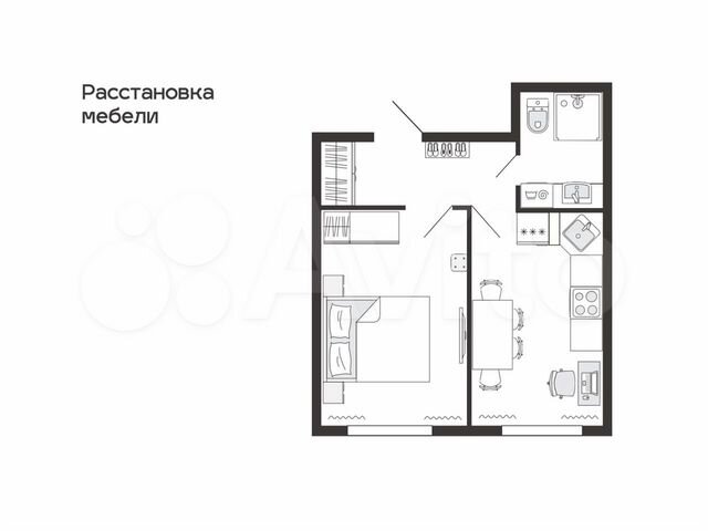 1-к. квартира, 32 м², 1/16 эт.