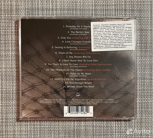 Sarah Brightman/Webber-Love Changes Everything CD