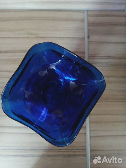 Ваза из Богемского стекла 1970г Чехословакия