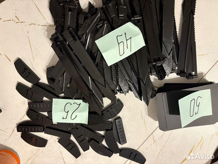 Ценники меловые и держатель для льда