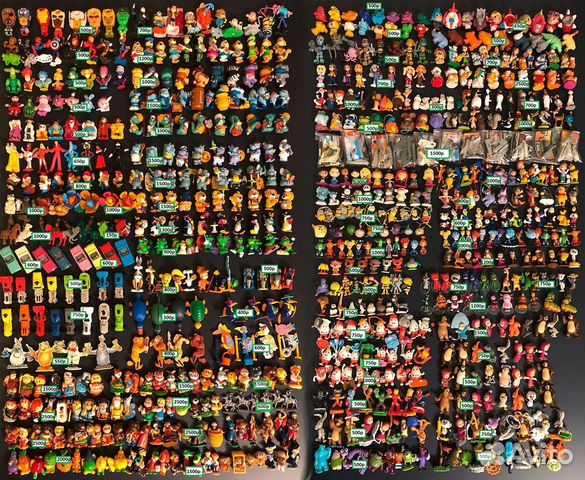 Серии коллекции киндер сюрприз 90-е ландрин чупа