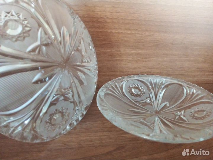 Хрустальные блюдца