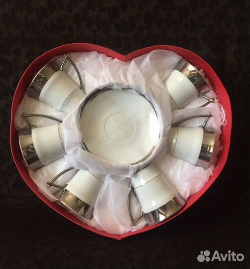 Чайный набор на 6 персон, новый