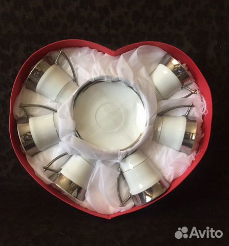 Чайный набор на 6 персон, новый