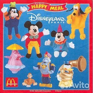 Игрушки из Макдональдс Disney