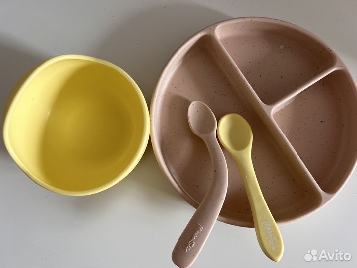 Набор первой посуды для малыша mamSi