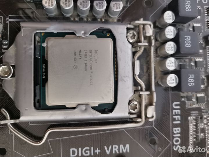 Мат. плата с процессором Asus P8Z77-M / i3-3225