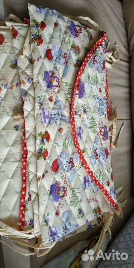 Бортики новые на детскую кроватку 70*120