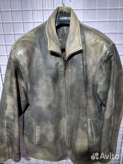 Кожаная куртка мужская 50-52 раз