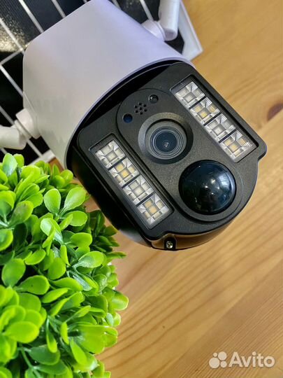 Умная 4G камера на солнечных батареях V380