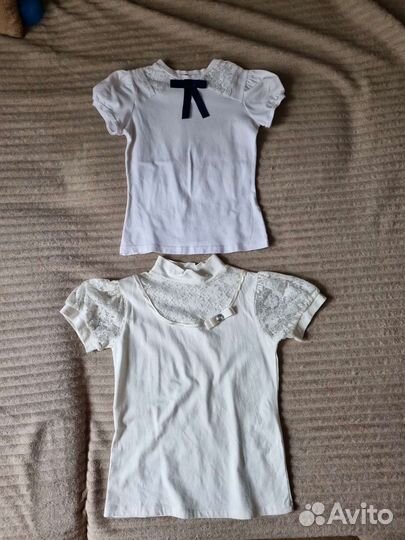 Блузка белая школьная