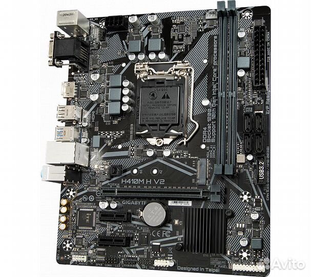 Материнская плата Gigabyte H410M H V2 D4