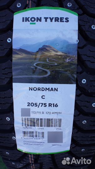 Ikon Tyres Nordman C 205/75 R16 113R