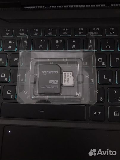 Карта памяти micro sd 128 гб Transpend