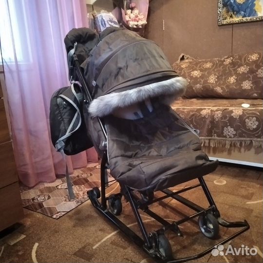 Коляска санки