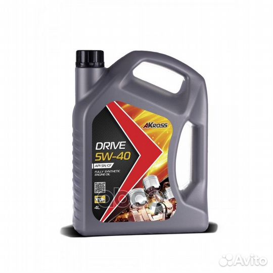 Akross drive 5W-40 SN/CF Масло моторное синтетич