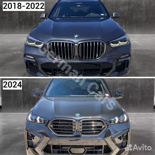 Рестайлинг обвес X5M на BMW X5 G05 LCI