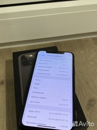 iPhone 11 Pro, 256 ГБ