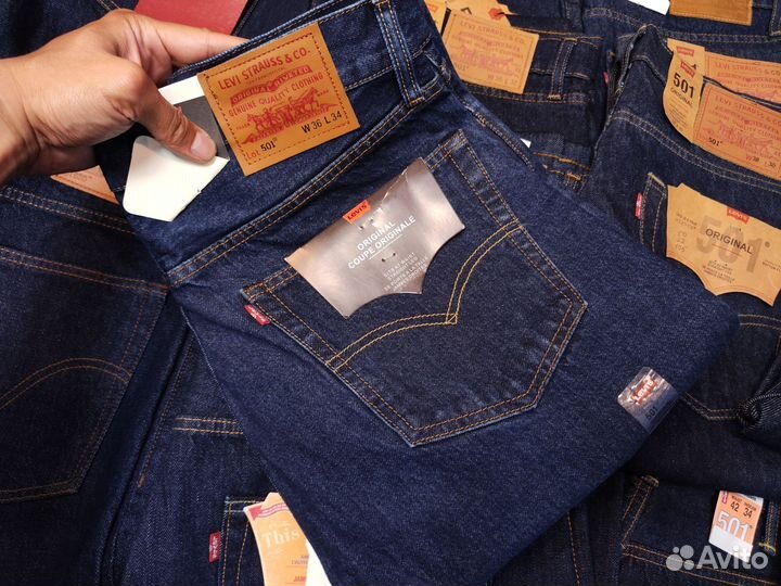 Джинсы Levis 501 Dark Indigo