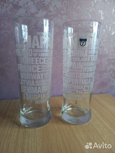 Бокалы пивные Балтика 7, объем 0,5