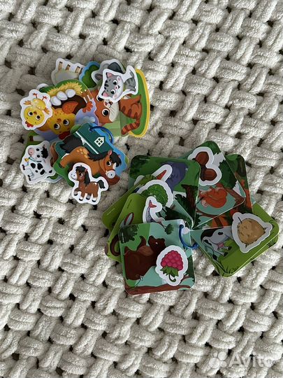 Игры на липучках животные