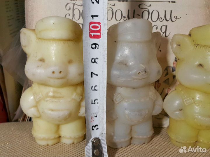 Три поросенка игрушки СССР клеймо