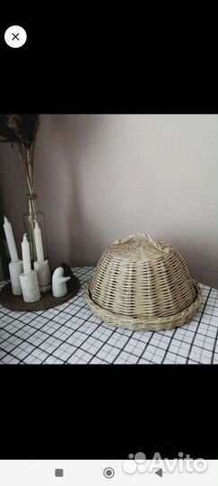 Хлебница плетёная ручная работа