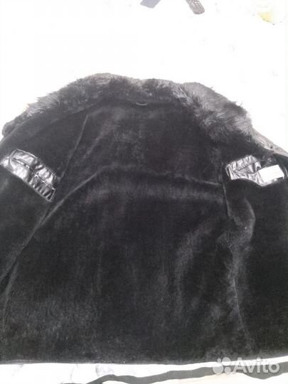 Кожаная куртка мужская зимняя