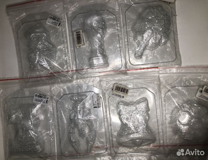 Новые пластиковые формы для шоколада и мыла