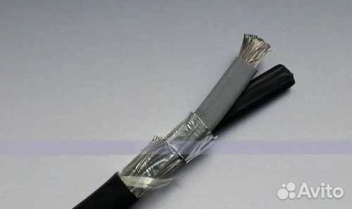 Кабель 2 x 10 mm2 луженая медь, экранированный