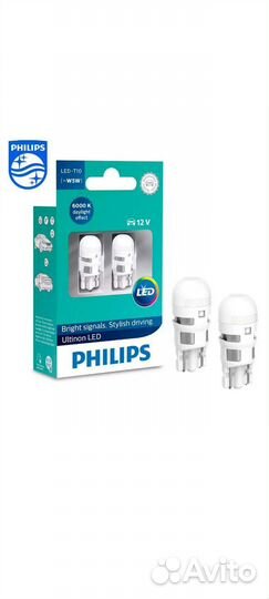 Philips led w5w 6000k