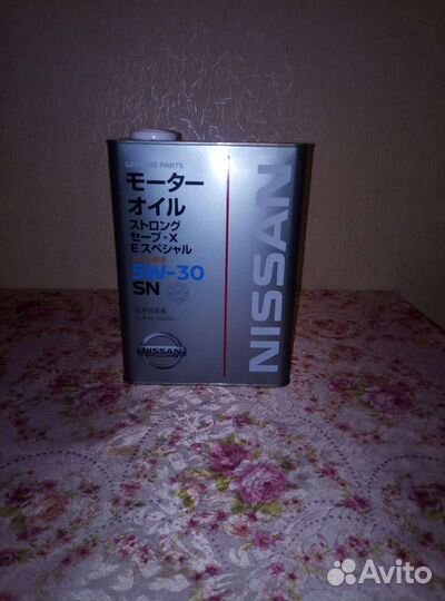 Масло моторное 5w30 nissan