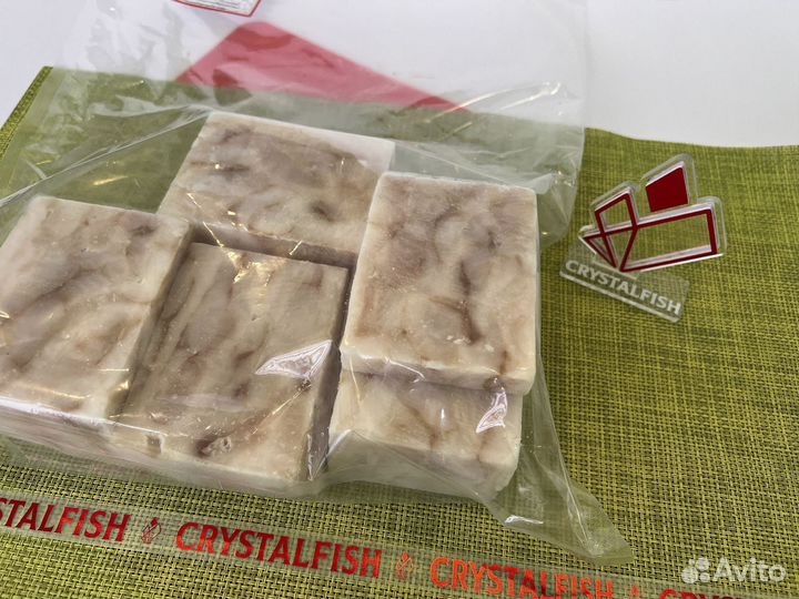 Филе трески без кожи (кубики), свежемороженое