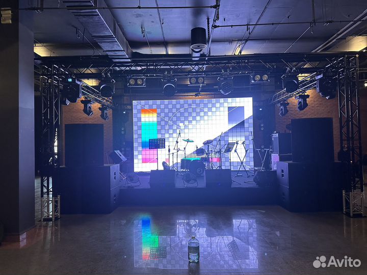 Аренда звукового, светового, сценического оборудов