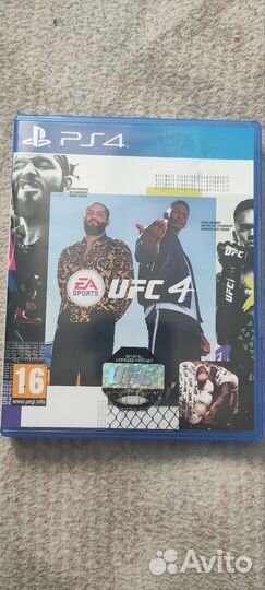 Игра для приставки ps4 ufc 4 диск