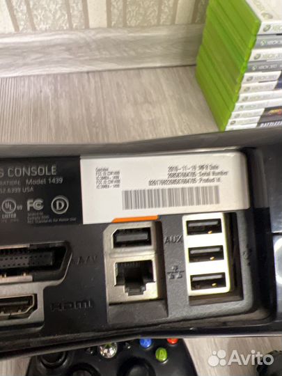 Xbox 360 250gb/42 игр 2010 год