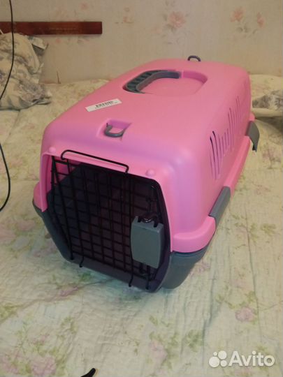 Переноска для кошек пластиковая