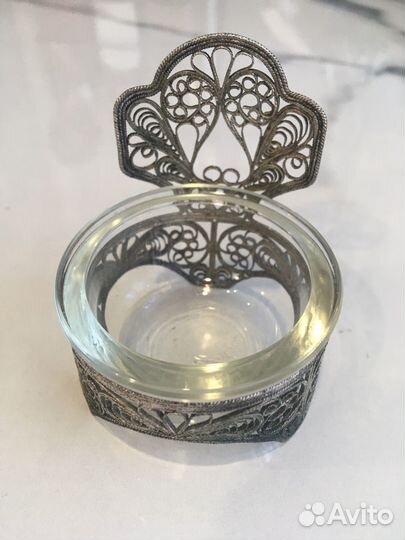 Солонка мельхиор СССР