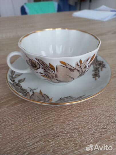 Чайная пара фарфор лфз