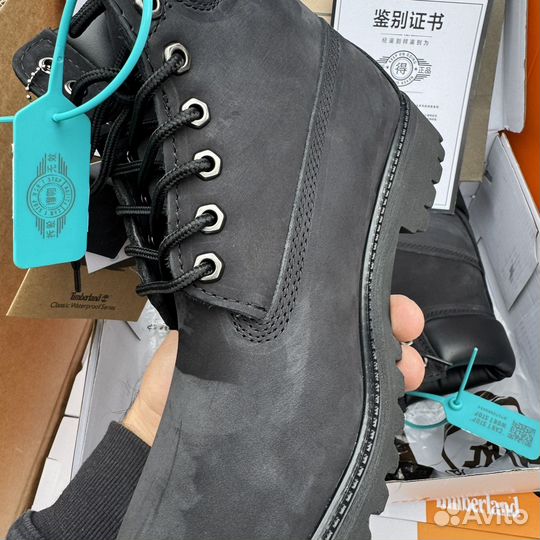 Ботинки timberland 6 inch premium черные