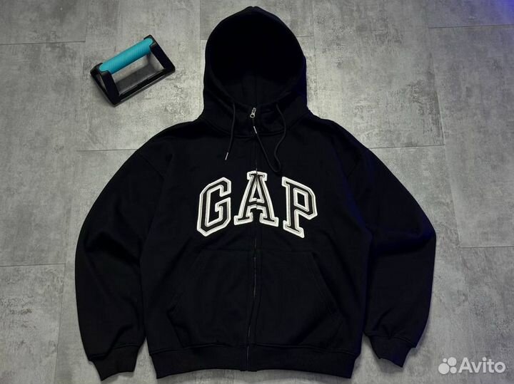 Зип худи Gap на флисе