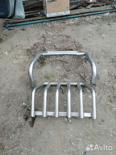 Кенгурятник на мицубиси паджеро спорт 1