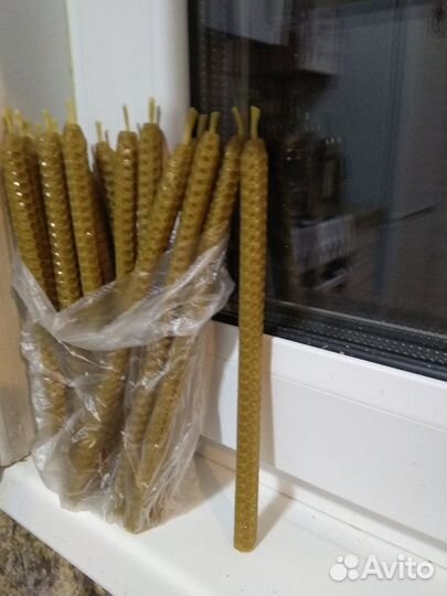 Свечи восковые ручной работы